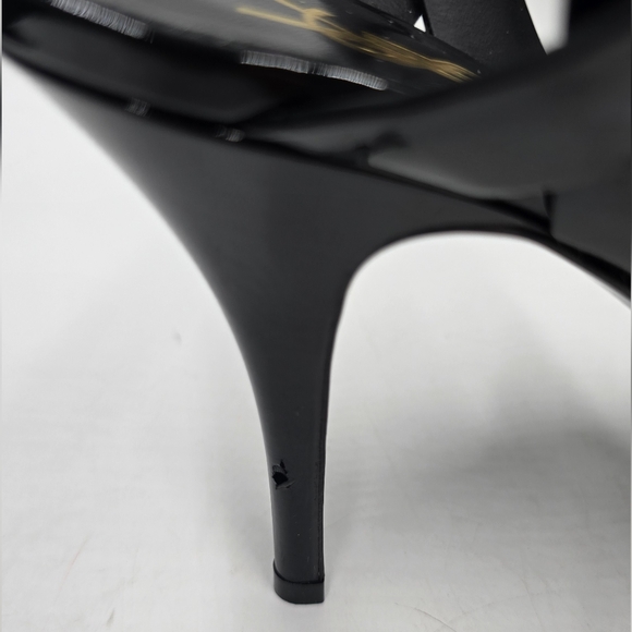 YSL Tribute Platform Sandals Vitello Vernice Soft - 38 - Picture 11 of 16